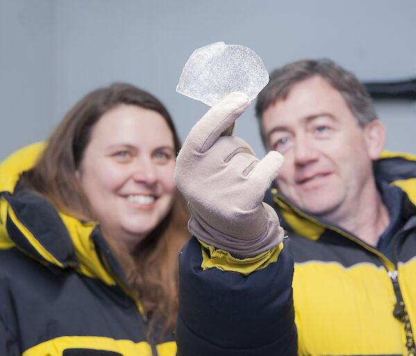 Looking at an ice core