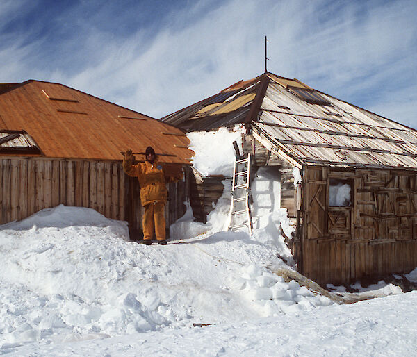 Main Hut from Mawson’s huts site in Antarctica