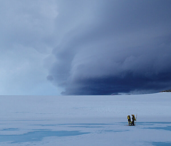 Australian Antarctic scientists on the sea-ice