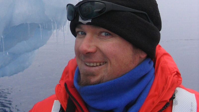 Dr Jonny Stark in Antarctica