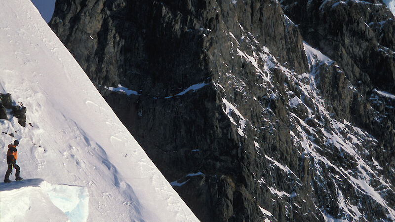 Rocky peaks on the Antarctic Peninsula