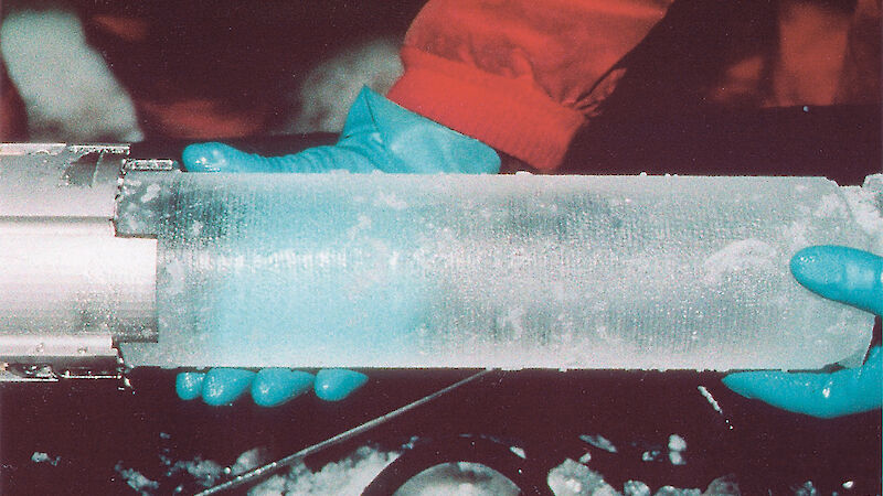 The deepest ice core (1200 metres) extracted from the DSS site