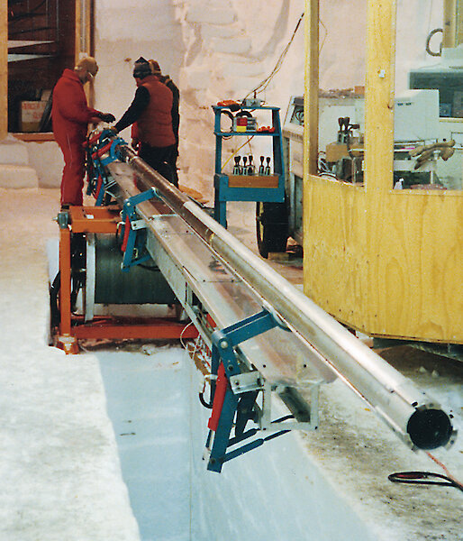 Drilling operations at the DSS site