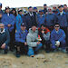 Scientists and expeditioners from China’s Zhong Shan station and Russia’s Progress II station celebrate Australia Day