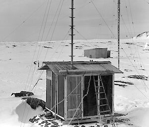 1948 Boren RAAF hut clad in masonite prefabricated panel construction