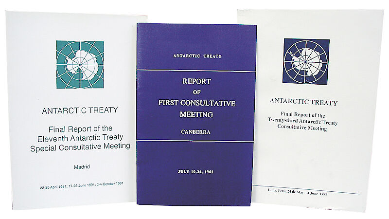 Three Antarctic Treaty report covers