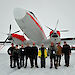 The 2009–10 ICECAP team standing in front of the Basler aircraft