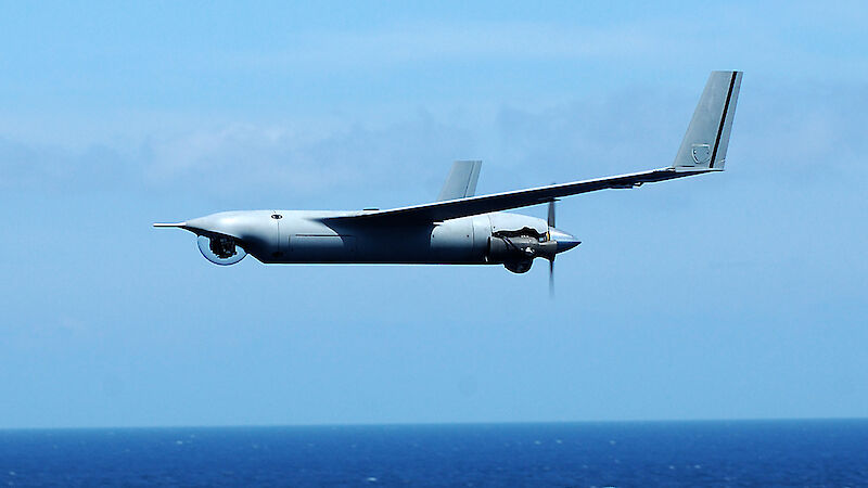 The ScanEagle in flight