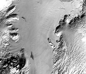 Satellite image of the Amery Ice Shelf