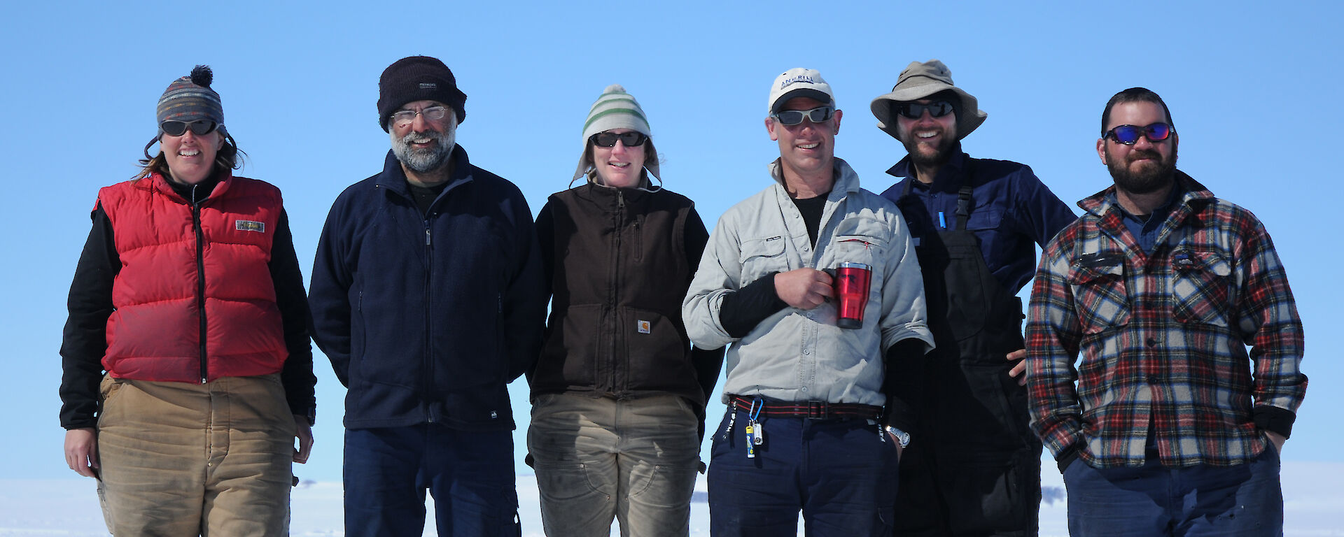 Amery Ice Shelf Ocean Research drill team