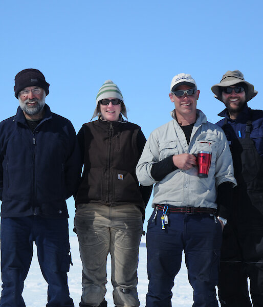 Amery Ice Shelf Ocean Research drill team