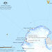 Map showing the sites inspected by Australian officials under Article VII of the Antarctic Treaty.
