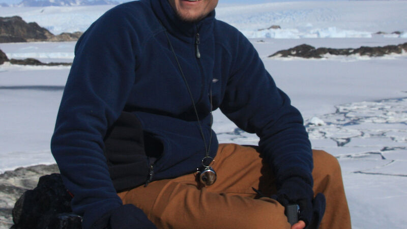 Luke Eindor in Antarctica