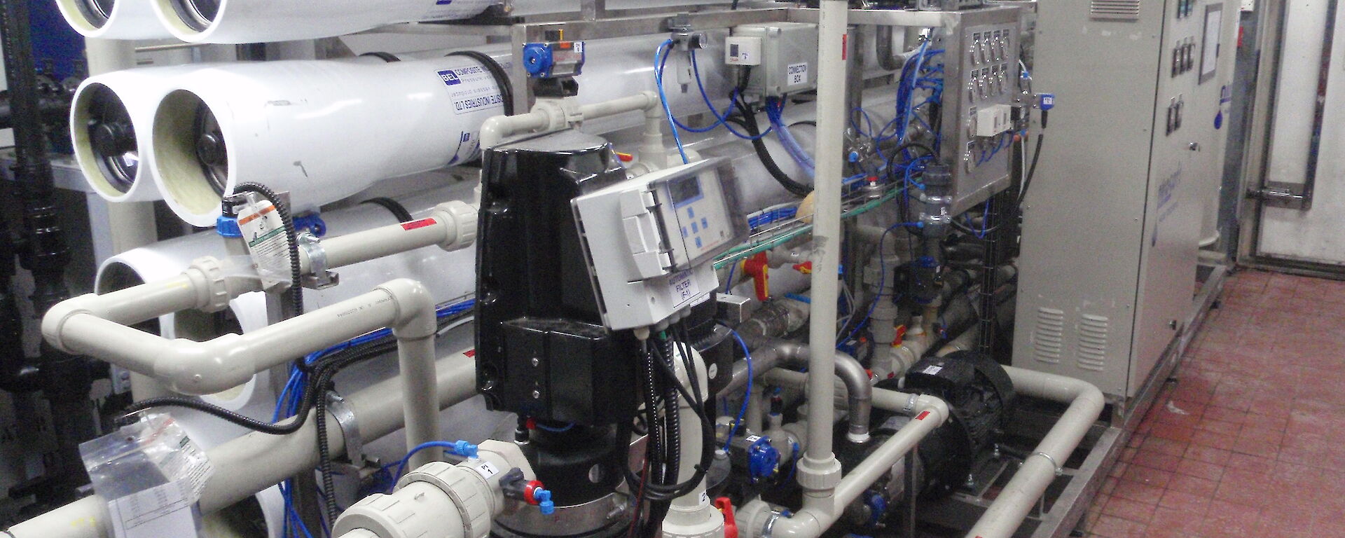 The new reverse osmosis unit installed at Davis