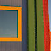 The colourful Rosella Shed at Mawson station.