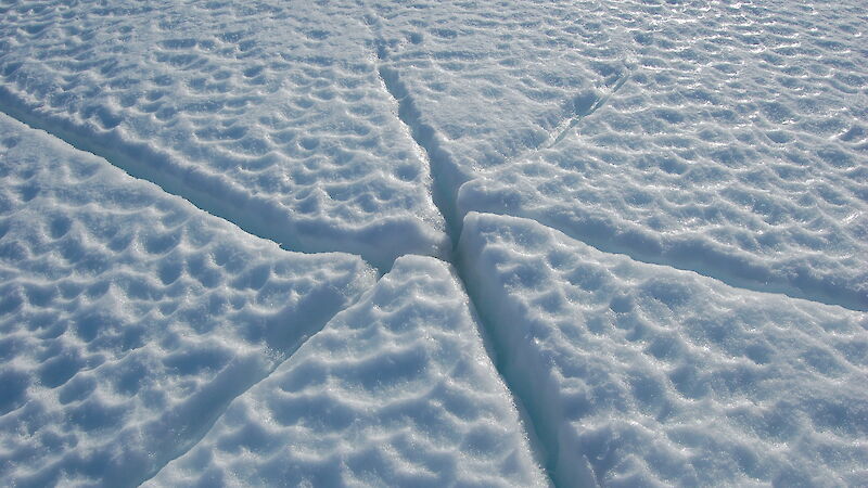 Cracks in the ice