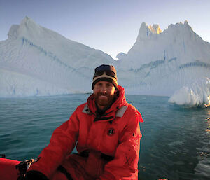 Chris Wilson in Antarctica