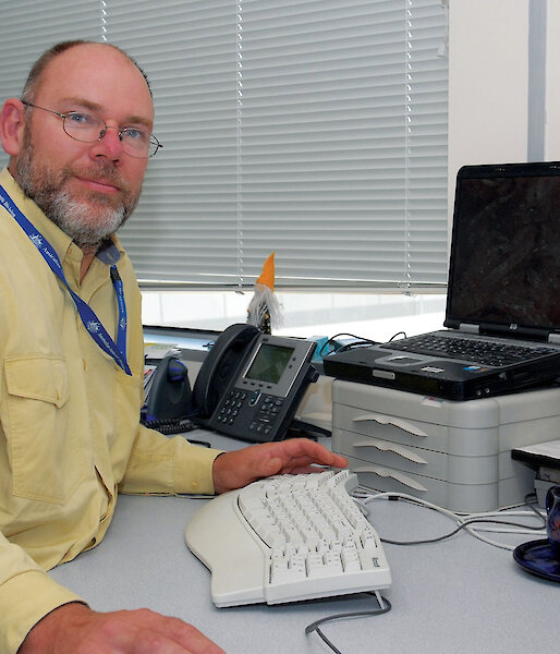 Dr Andrew Constable is leading the K-axis voyage.
