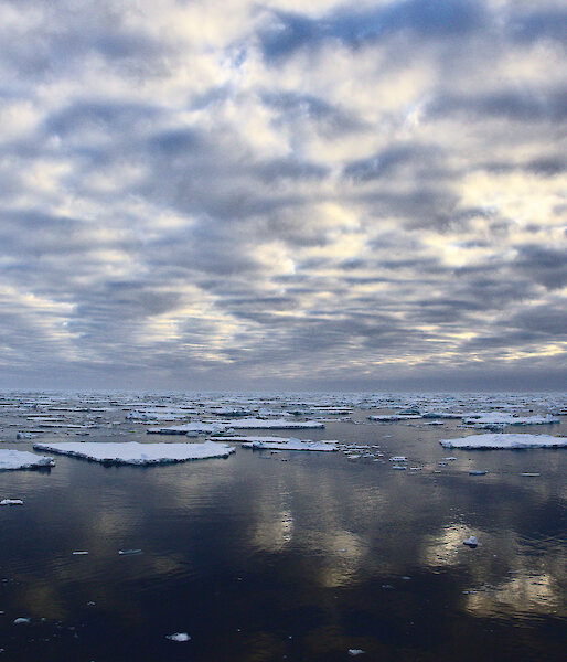 Alex enjoys capturing cloud formations with his camera, including these mid-altitude altocumulus stratiformis clouds.