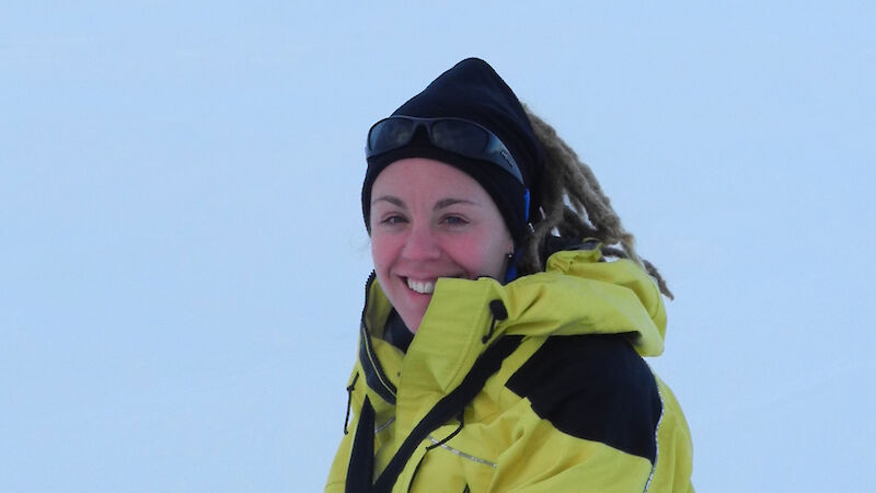 Dr Jessica Melbourne-Thomas in Antarctica.
