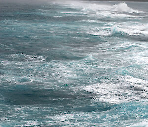 Ocean waters off Kerguelen Island