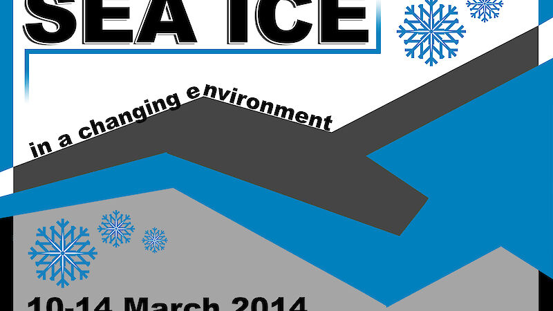 The sea ice symposium logo