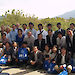 Japanese scientists from the Umitaka Maru meeting with Australian scientists in Hobart