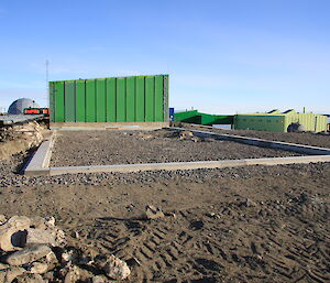 The site at Davis where the secondary and advanced wastewater treatment plants will sit.