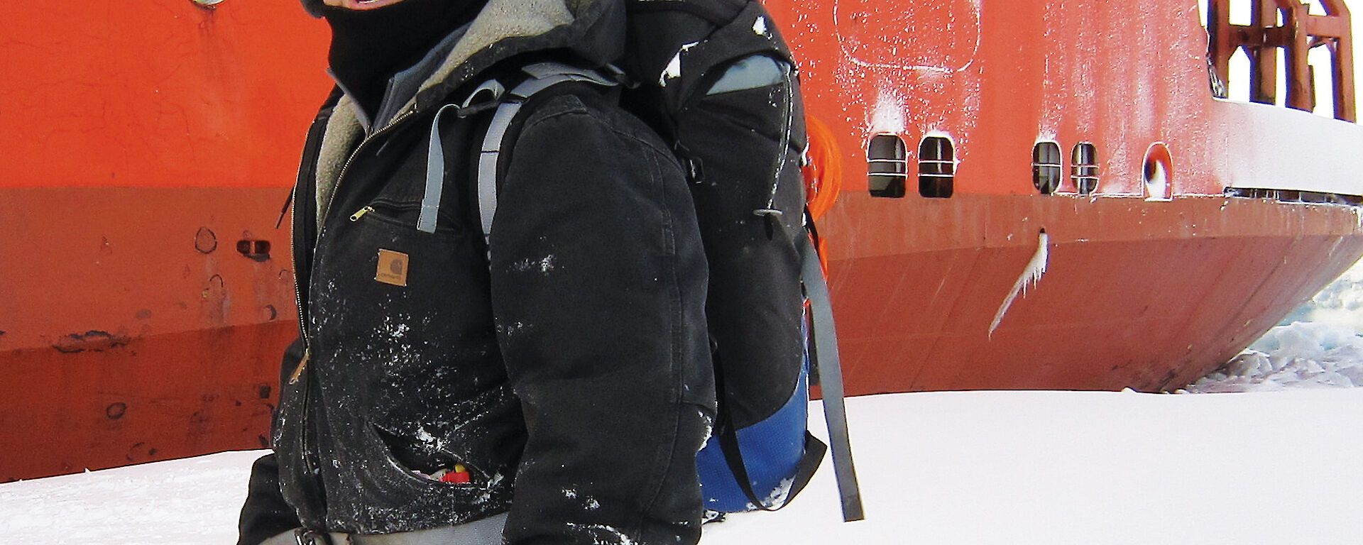 Aaron Spurr in Antarctica