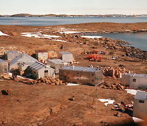 Mawson station in 1957, three years after its establishment.