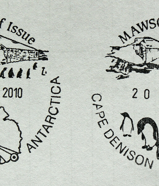Cape Denison postmarkers for 2010.