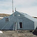 Biscoe Hut when it was first constructed as a kitchen and mess hut in 1955.