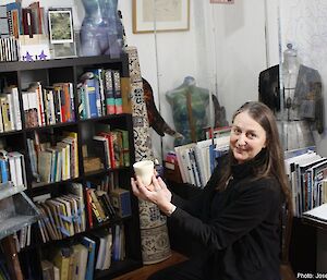 Artist and researcher, Lisa Roberts, in her studio in Sydney.