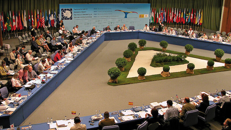An Antarctic Treaty Consultative Meeting in Madrid in 2006.