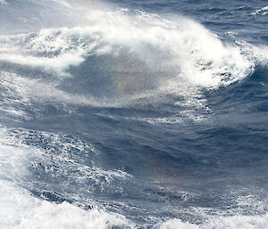 Waves and wind in the Southern Ocean