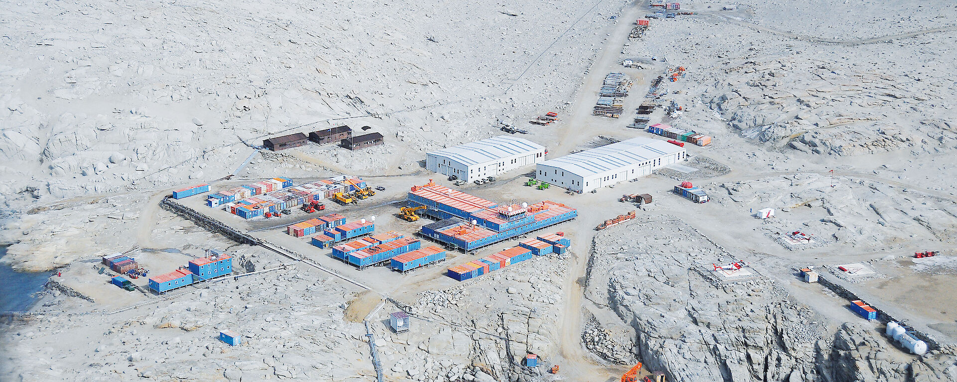 Italy’s Mario Zucchelli station from the air