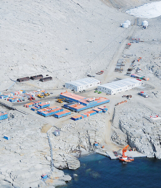 Italy’s Mario Zucchelli station from the air