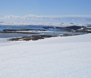 View from Mt. Henderson of Mawson Station and surrounding islands