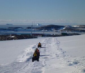 Overlooking Mawson station