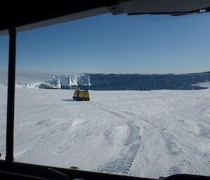 Heading for the training area