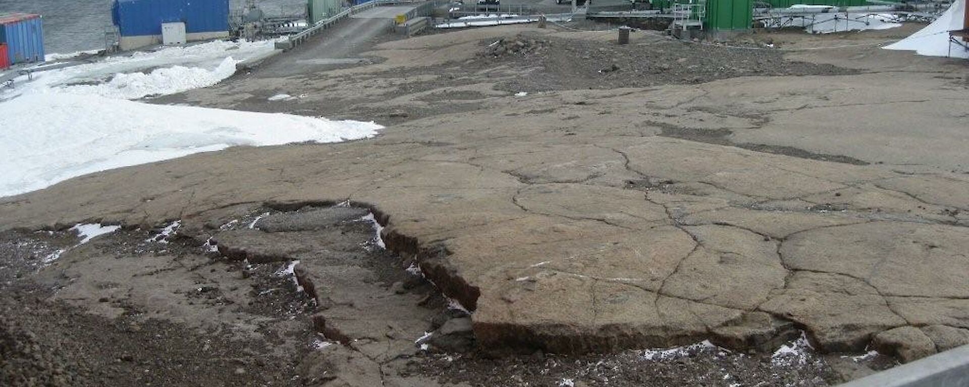 A photo of ‘Main Street’ at Mawson station