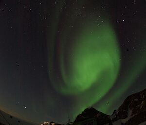 Aurora with Haggulunds vehicle in foreground