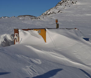Colbeck Hut on 11th September 2012 buried in snow