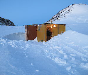 Colbeck Hut on 3rd July 2012