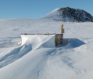 Another view of Colbeck Hut on 11 September 2012