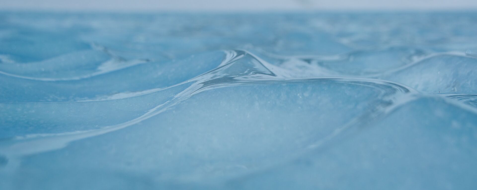 The glistening scalloped-shaped ice near Rumdoodle