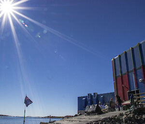 Australia Day BBQ at Mawson research station