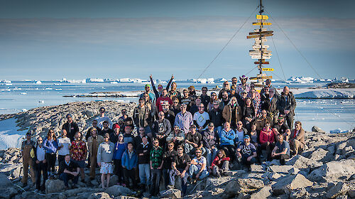 Casey expeditioners enjoying Australia Day