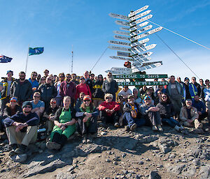 Davis station expeditioners celebrate Australia Day on the ice