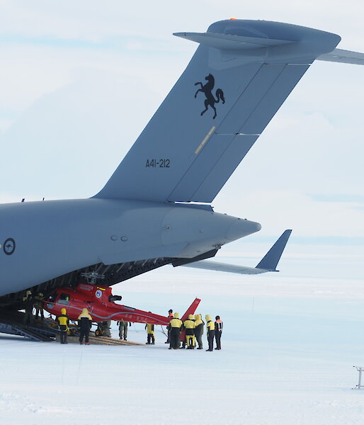 Helicopters on C-17A
